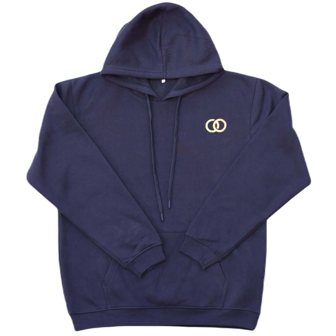 Navy DUO Classic Hoodie with minimalist design featuring the Duo logo, perfect for casual wear